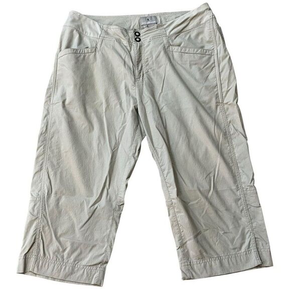 Royal Robbins Hempline Capri Coyote - Pantaloni Capri In Canapa Vita Alta UPF 50+